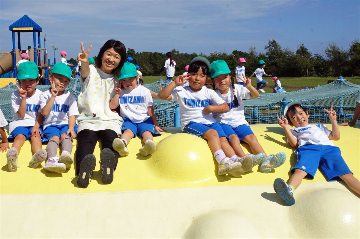 年長組秋の遠足（岩沼海浜緑地公園）